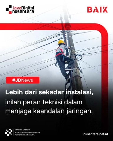 Sampul postingan JDN tentang teknisi jaringan