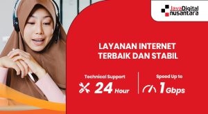 Koneksi layanan internet terbaik dan stabil untuk rumah dan kantor