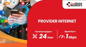 Provider internet dengan layanan cepat dan stabil untuk rumah dan bisnis