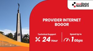 Pengguna menikmati internet cepat di Bogor dari provider lokal