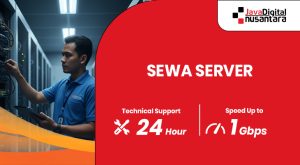 Data center modern dengan layanan colocation, dedicated server, dan CDN