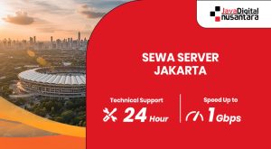 Data center modern di Jakarta dengan layanan colocation, dedicated server, dan CDN