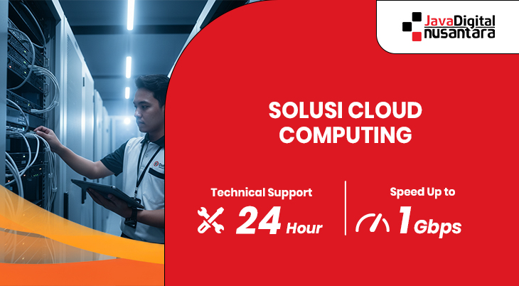 im IT sedang mengatur server cloud untuk perusahaan modern.