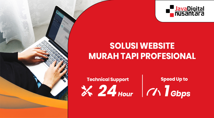 Ilustrasi pembuatan website profesional dengan harga terjangkau.