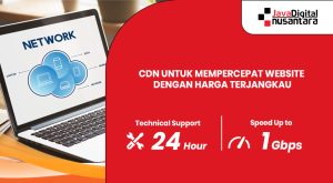 Diagram alur kerja CDN untuk mempercepat pengiriman konten website ke pengguna global.