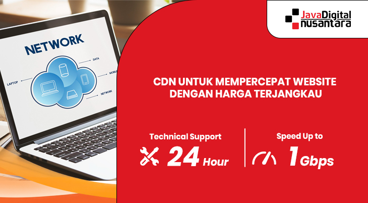 Diagram alur kerja CDN untuk mempercepat pengiriman konten website ke pengguna global.